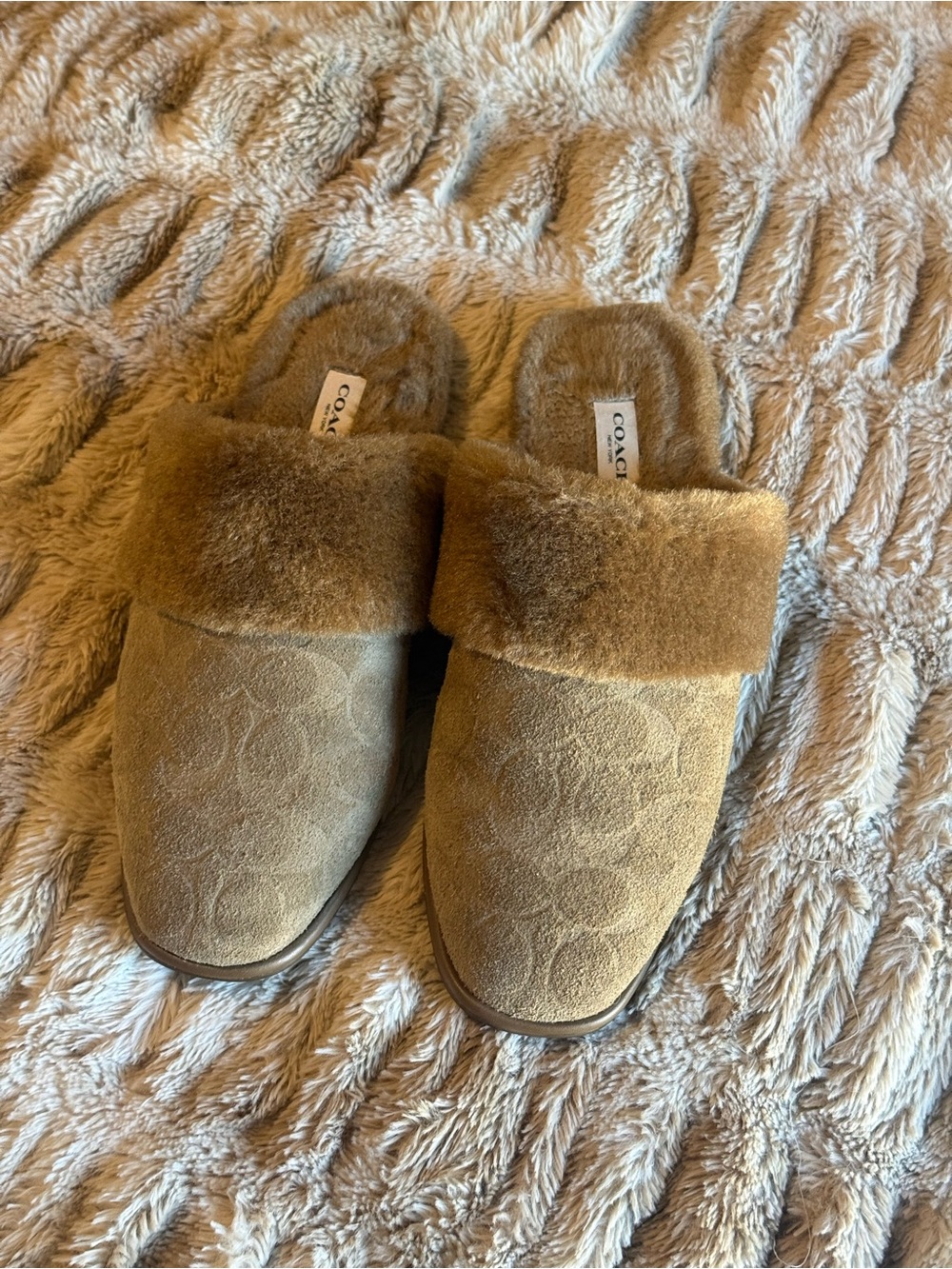 Coach slippers